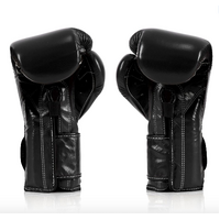 FAIRTEX - "Heavy Hitter" Mexican Style Boxing Gloves (BGV9) - Black/White-12oz