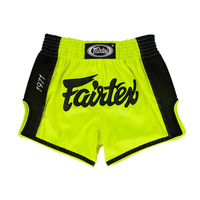 FAIRTEX - Lime Green Slim Cut Muay Thai Boxing Shorts (BS1706)