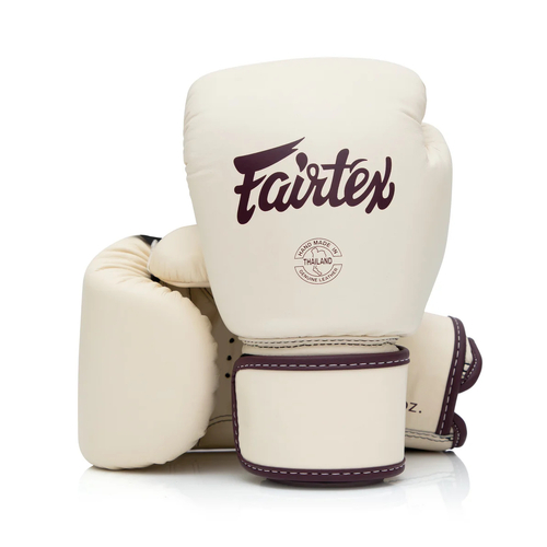 FAIRTEX - Leather Boxing Gloves (BGV16) - Khaki/14oz